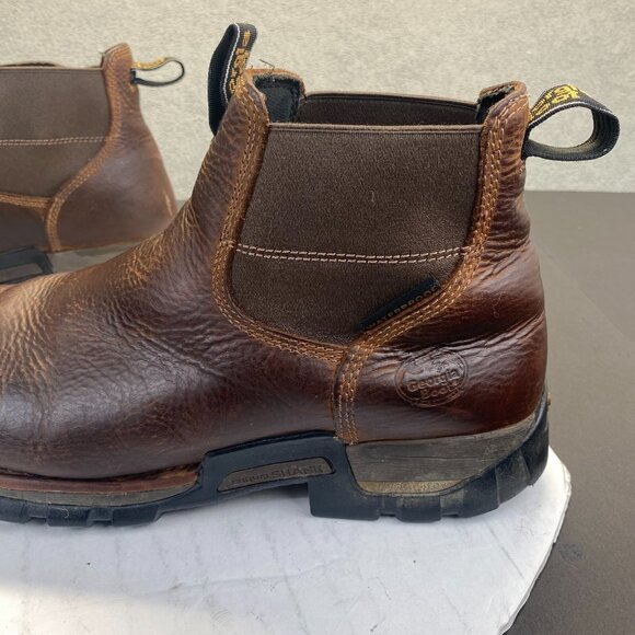 Georgia Mens Size 12 M Chelsea Eagle One Steel Toe Work Boot Waterproof GB00315 - Picture 14 of 16